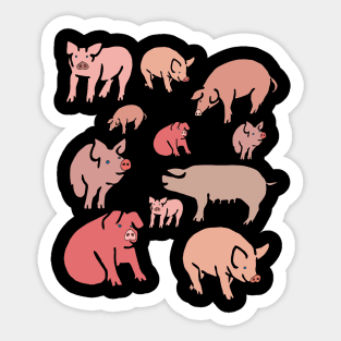 Piggies Sticker